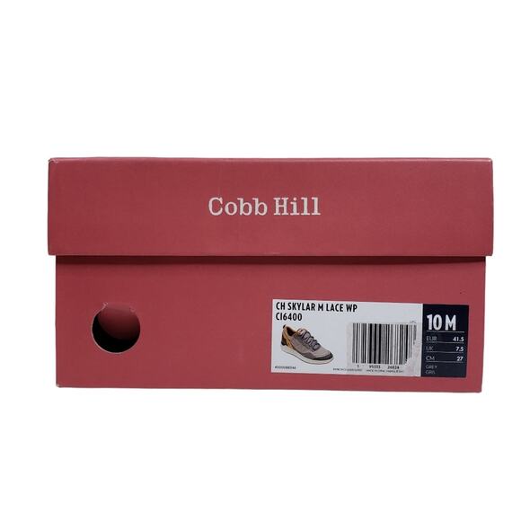 ROCKPORT Womens 10 COBB HILL Skylar Waterproof Sneaker in Gray NEW - Picture 13 of 13